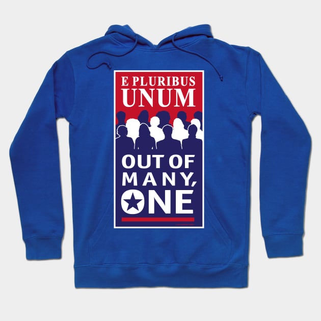 E Pluribus Unum Hoodie by Mindscaping